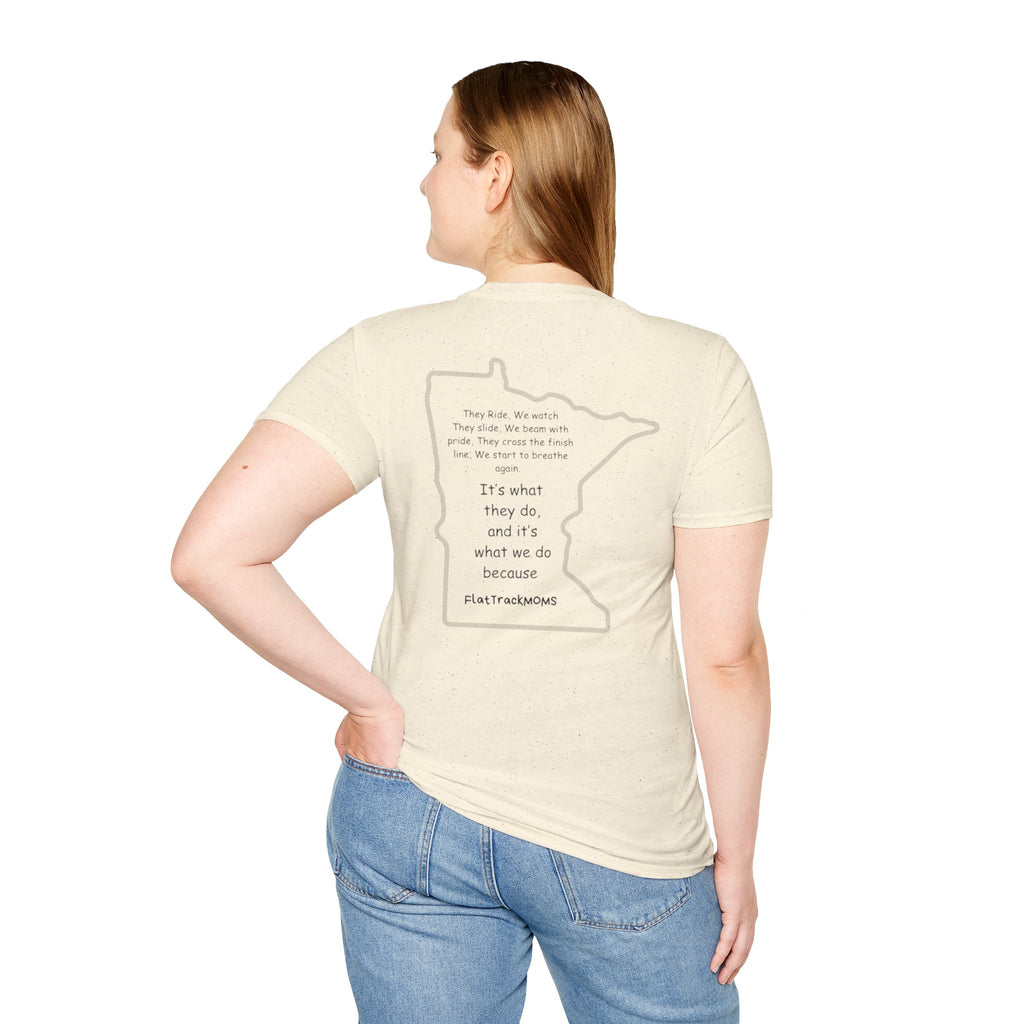 Minnesota Truck Mom T‑Shirt — Truck Pulse Heartbeat Design