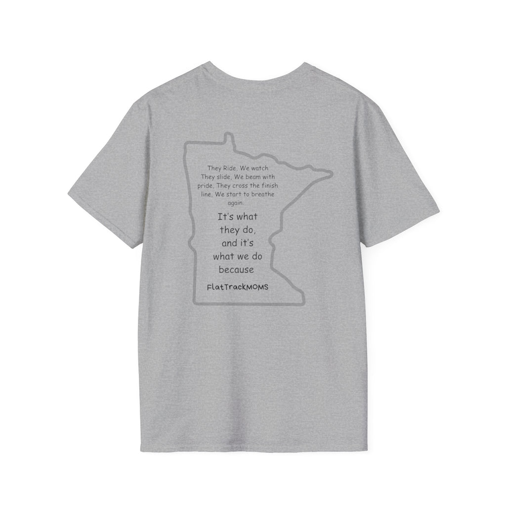 Minnesota Truck Mom T‑Shirt — Truck Pulse Heartbeat Design