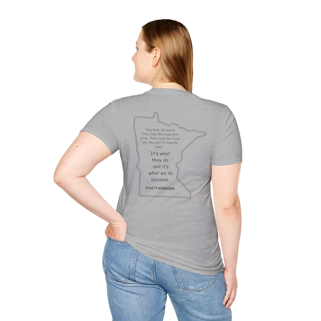 Minnesota Truck Mom T‑Shirt — Truck Pulse Heartbeat Design