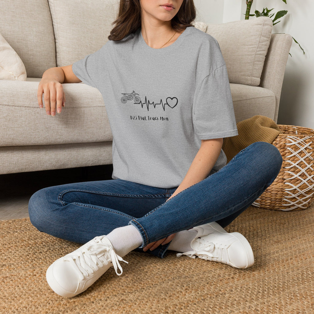 Minnesota Truck Mom T‑Shirt — Truck Pulse Heartbeat Design