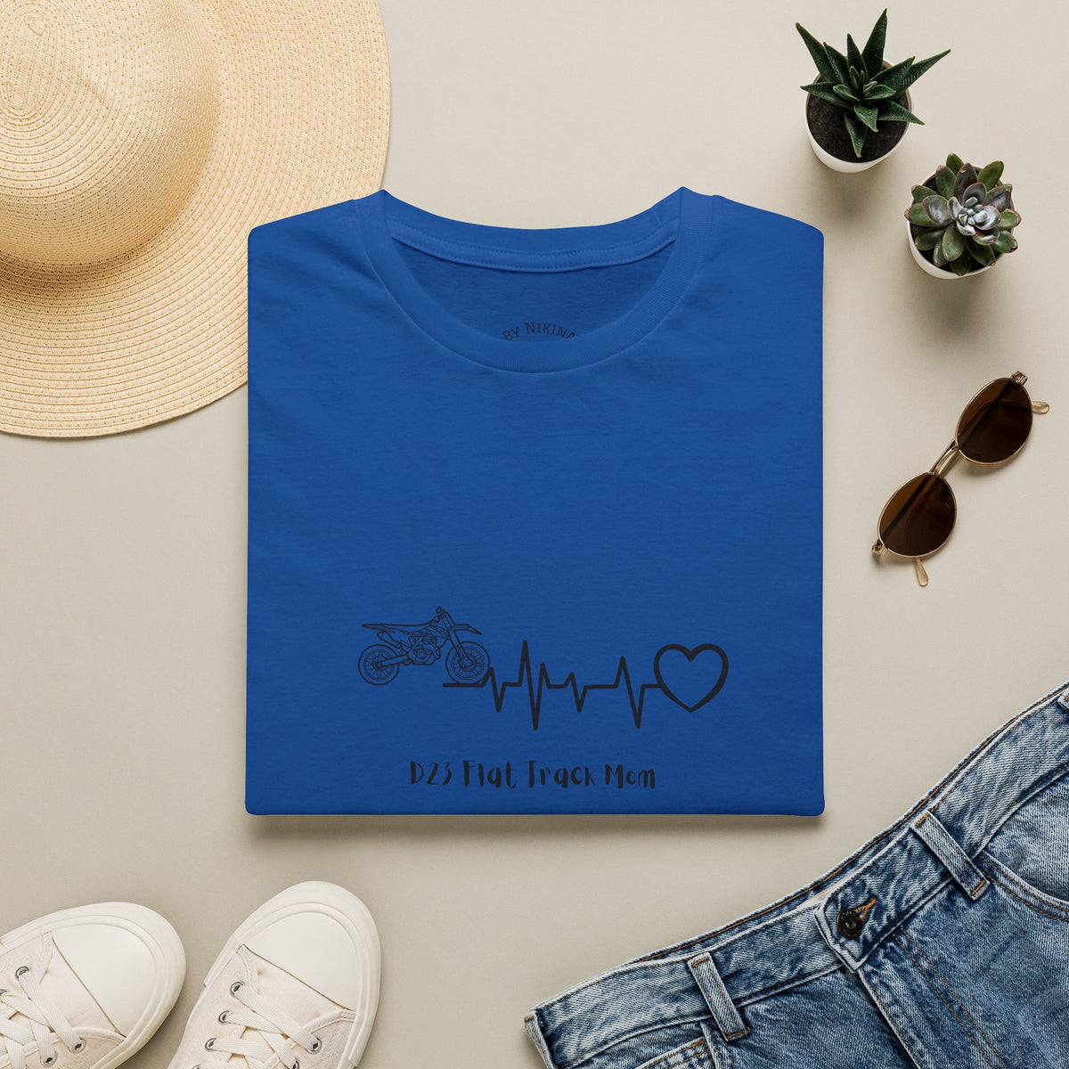 Minnesota Truck Mom T‑Shirt — Truck Pulse Heartbeat Design