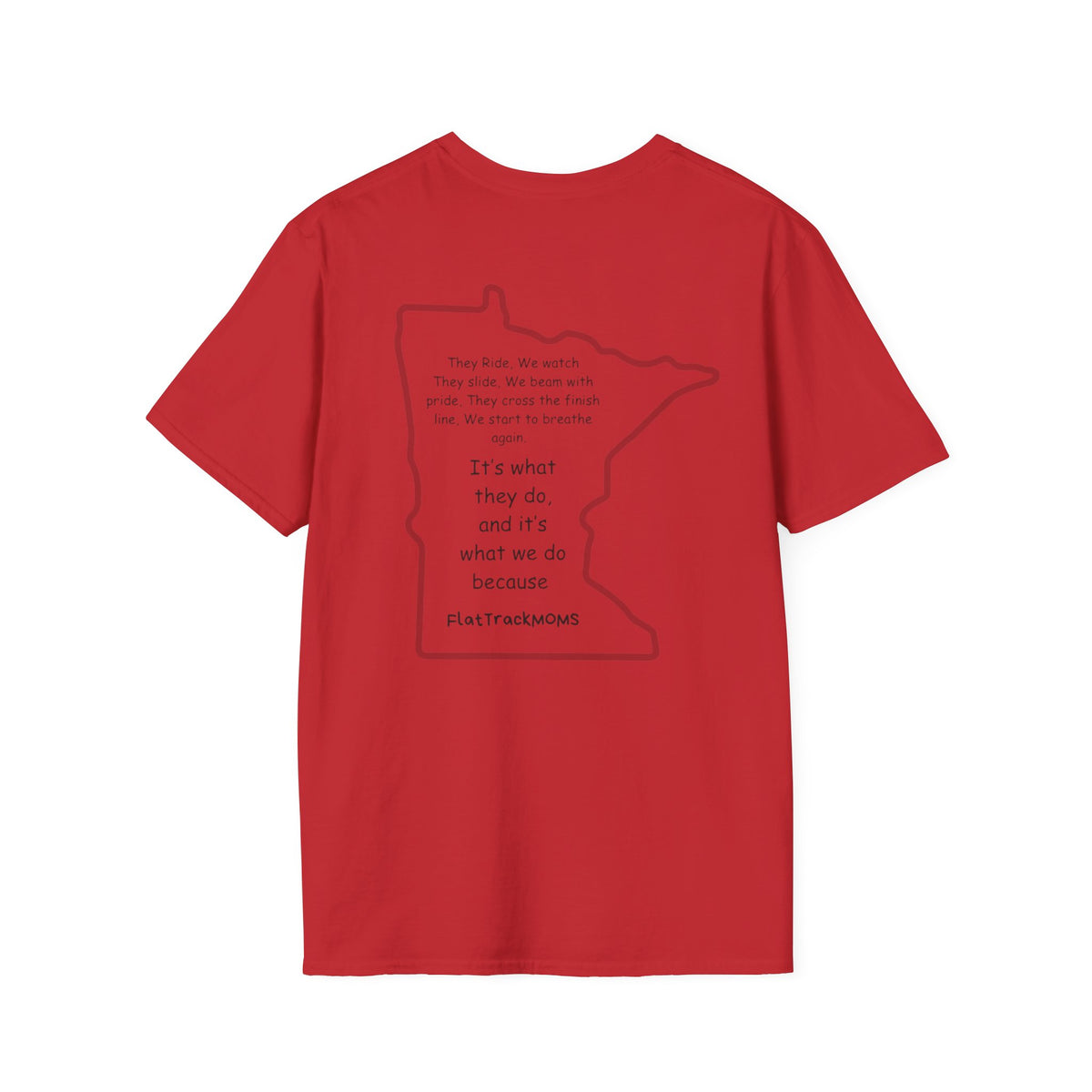 Minnesota Truck Mom T‑Shirt — Truck Pulse Heartbeat Design