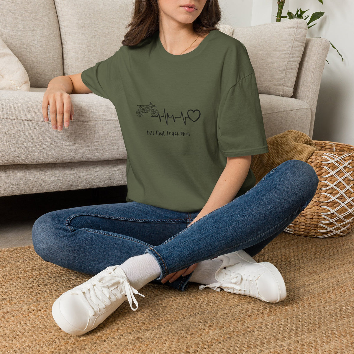 Minnesota Truck Mom T‑Shirt — Truck Pulse Heartbeat Design