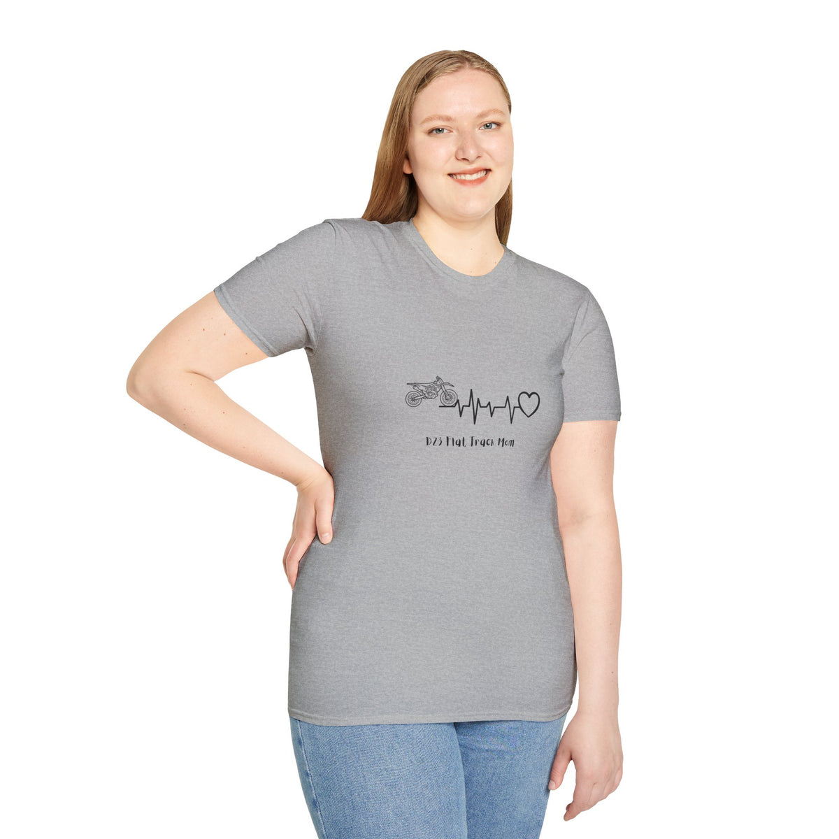Minnesota Truck Mom T‑Shirt — Truck Pulse Heartbeat Design