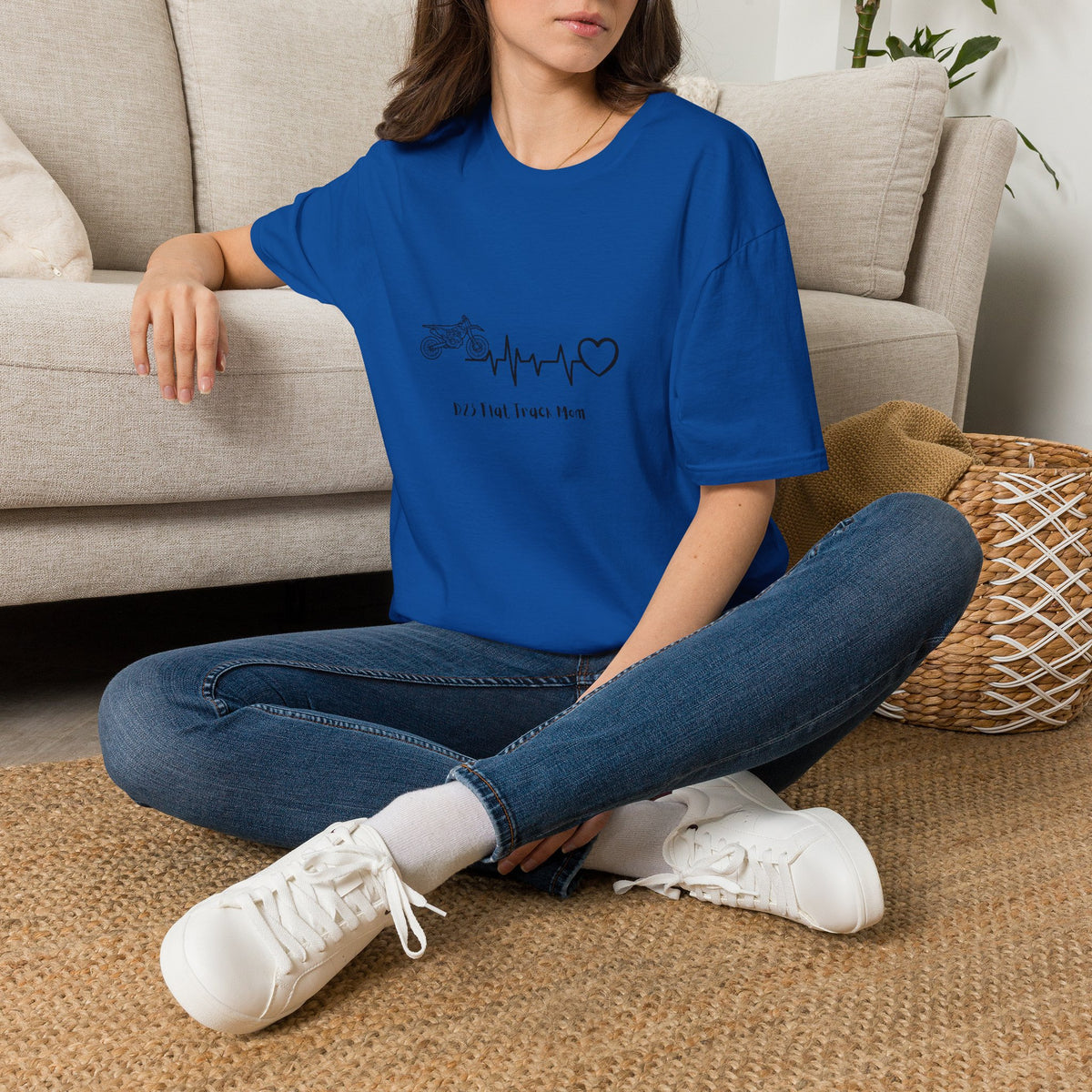Minnesota Truck Mom T‑Shirt — Truck Pulse Heartbeat Design