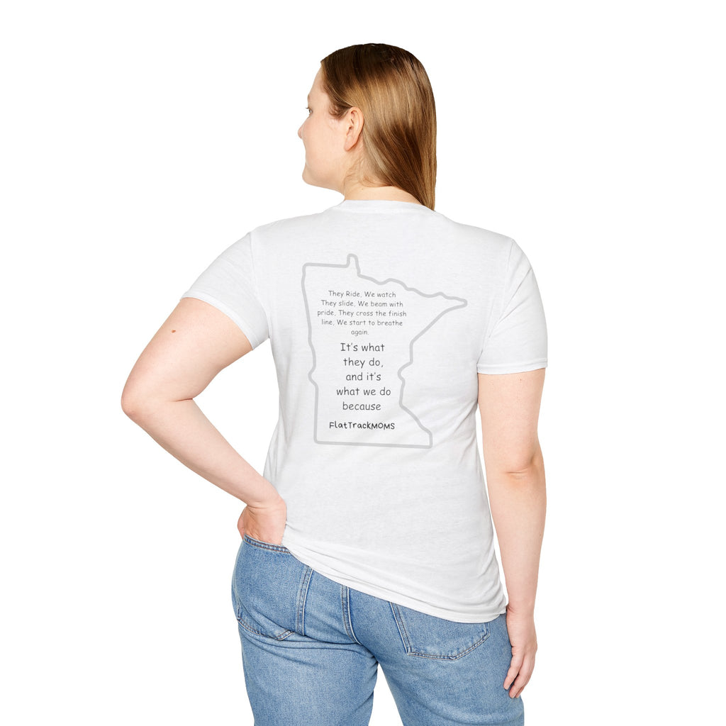 Minnesota Truck Mom T‑Shirt — Truck Pulse Heartbeat Design