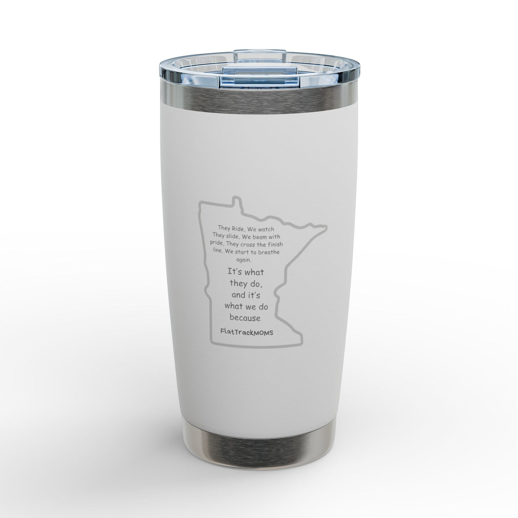 Minnesota Engraved 20oz Tumbler – State Outline Travel Mug with Inspirational Quote