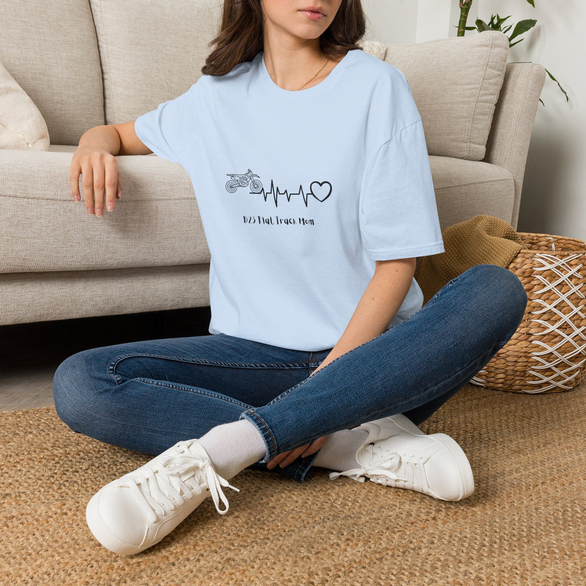 Minnesota Truck Mom T‑Shirt — Truck Pulse Heartbeat Design