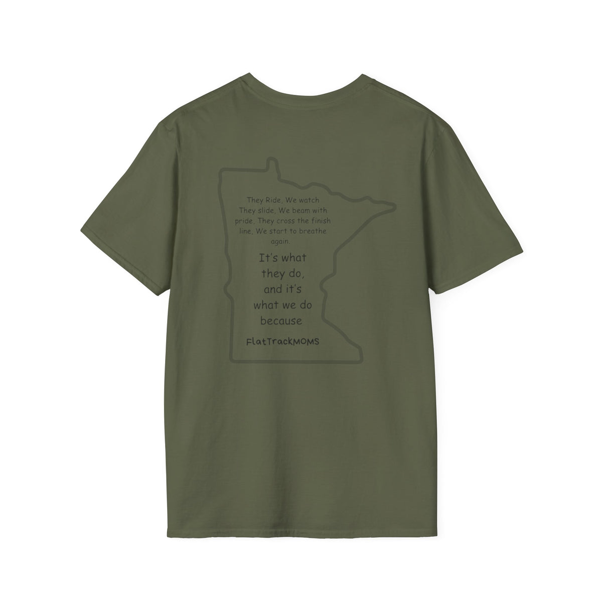 Minnesota Truck Mom T‑Shirt — Truck Pulse Heartbeat Design