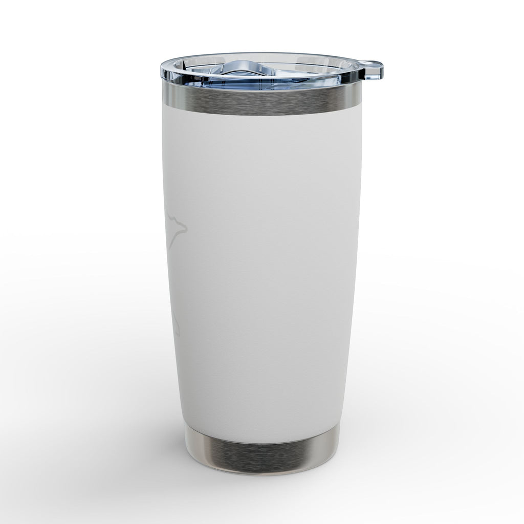 Minnesota Engraved 20oz Tumbler – State Outline Travel Mug with Inspirational Quote
