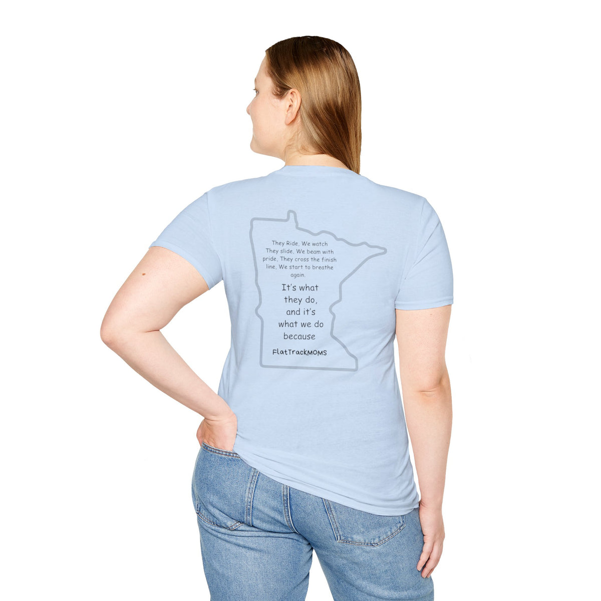 Minnesota Truck Mom T‑Shirt — Truck Pulse Heartbeat Design