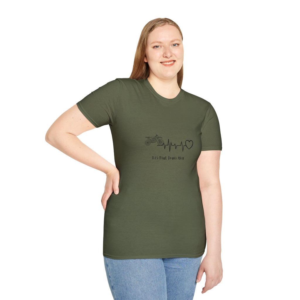 Minnesota Truck Mom T‑Shirt — Truck Pulse Heartbeat Design