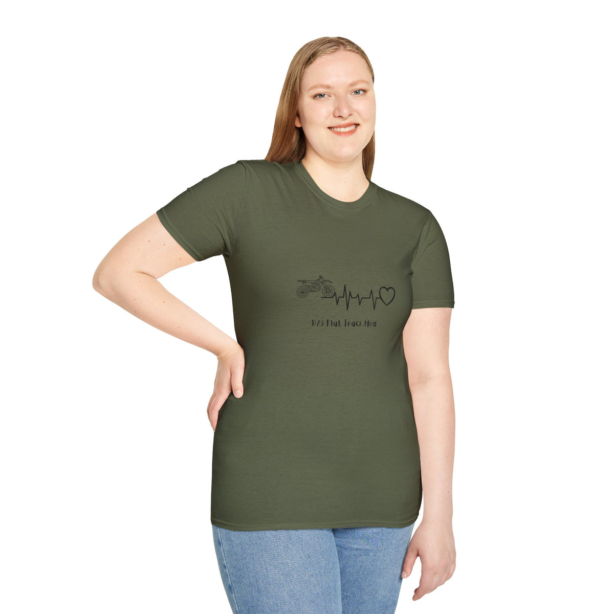 Minnesota Truck Mom T‑Shirt — Truck Pulse Heartbeat Design