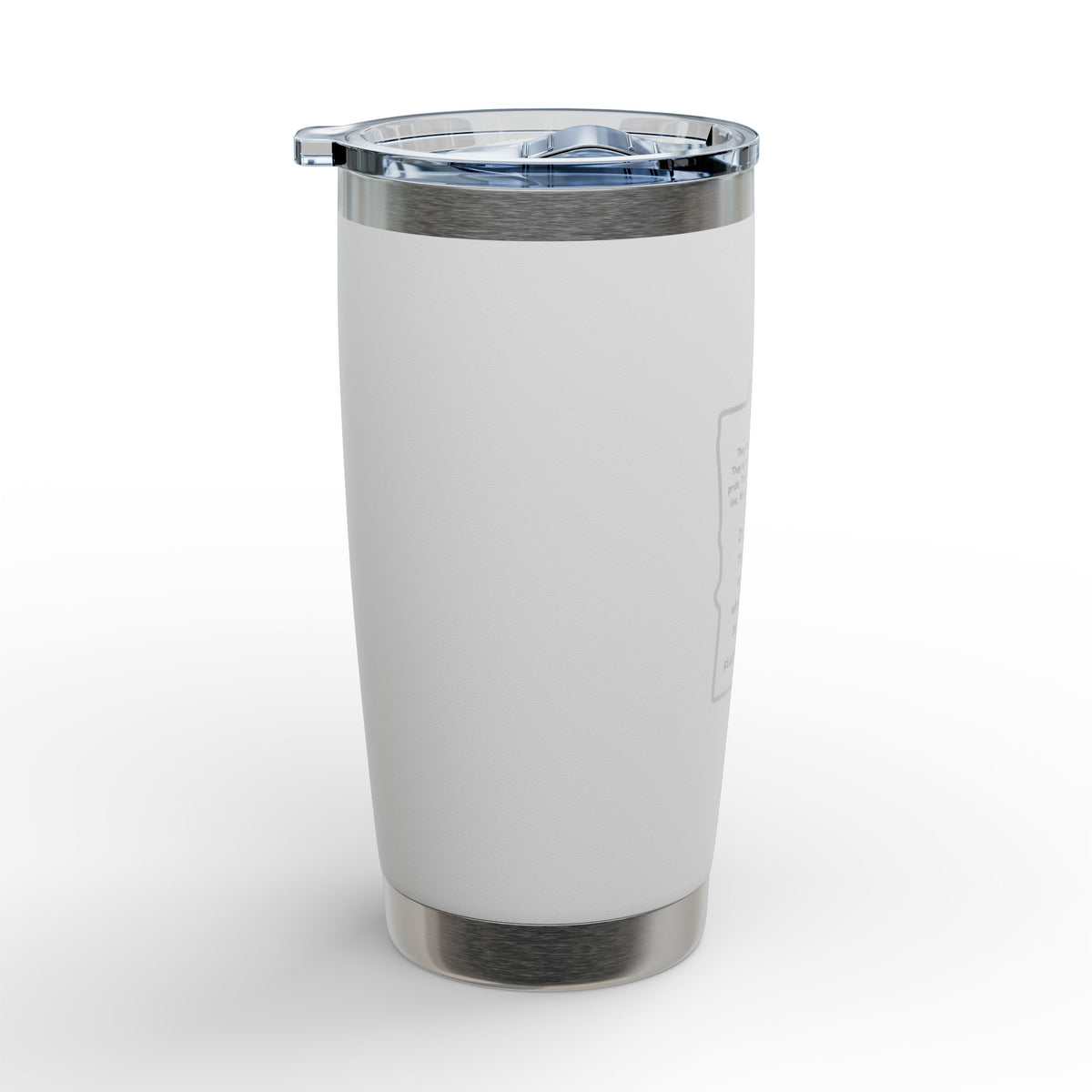 Minnesota Engraved 20oz Tumbler – State Outline Travel Mug with Inspirational Quote